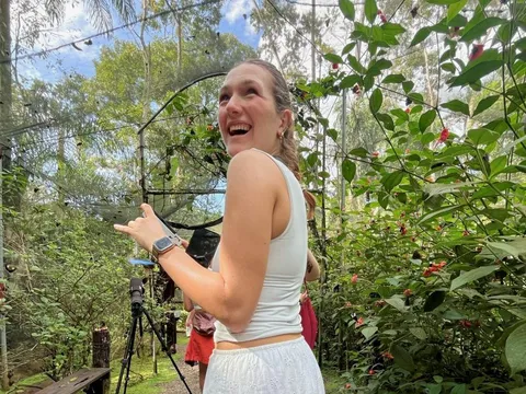 Jackie Schmetterlinge in Costa Rica