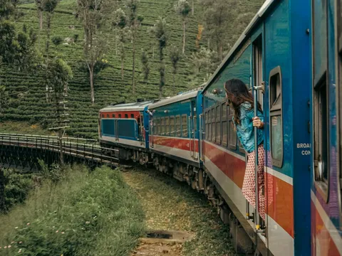 Zugfahrt als Reise Highlight in Sri Lanka