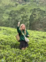 Alina bei einer Reise mit globerocker in Sri Lanka