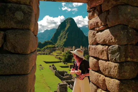 Reisende bei einer organisierten Reise nach Peru