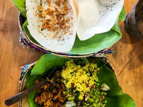 Essen bei einer Reise nach Sri Lanka