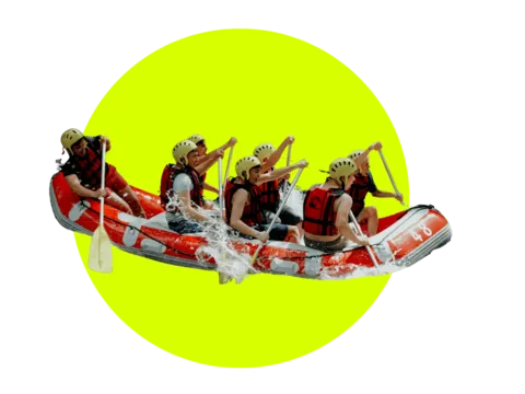 Rafting in Albanien auf einer Gruppenreise mit globerocker